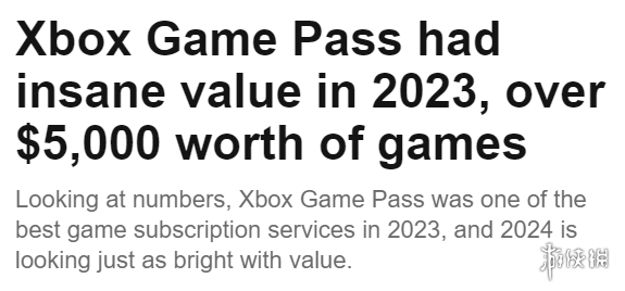 外媒发文表示:XGP是2023年最好的游戏订阅服务之一!_图片